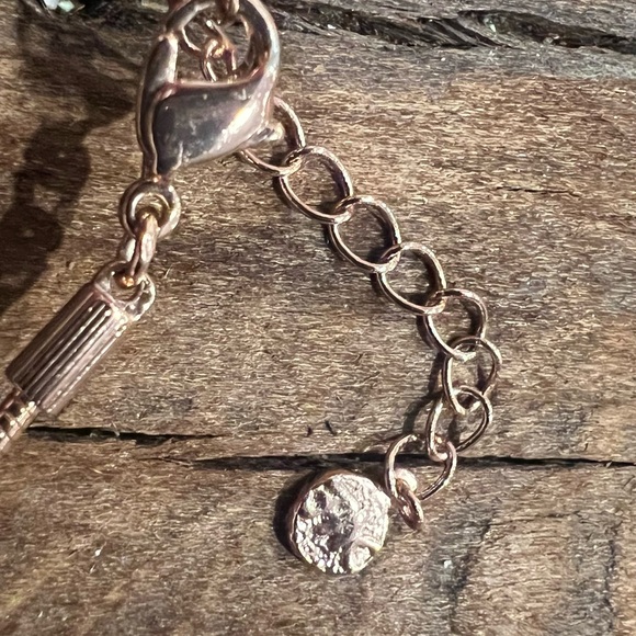 FAC Butler Swarovski Necklace Rose Gold Plate Swarovski Austrian Clear Crystal - Picture 10 of 12